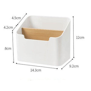Transform Your Space with the Bamboo Covered Waterproof Plastic Tissue Box Holder