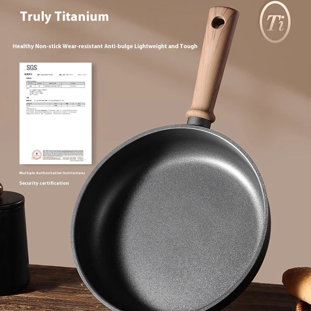 Nonstick Titanium Frying Pan Set for Home Cooking