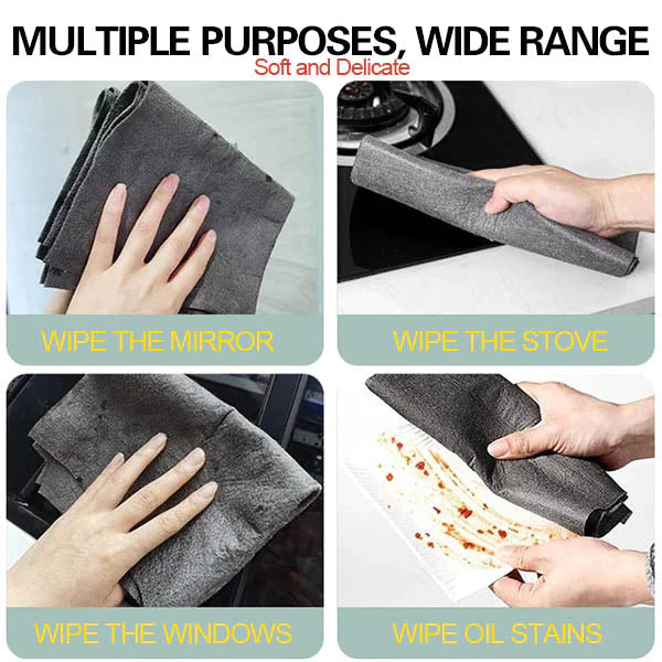 Thickened Microfiber Cleaning Cloth Glass And Car Polish