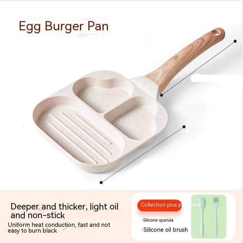 Aluminum Four-hole Frying Pan