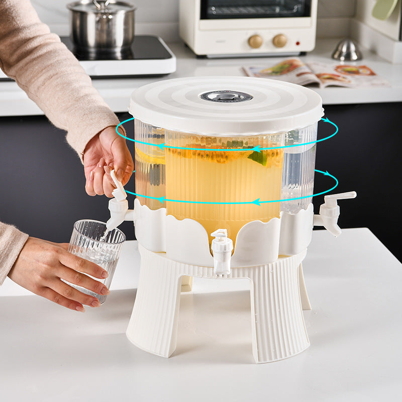 Rotatable Four Compartment Plastic Kitchen Water Kettle