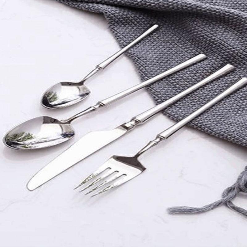 Four Piece Cutlery Set With Fork Spoon And Steak Knife