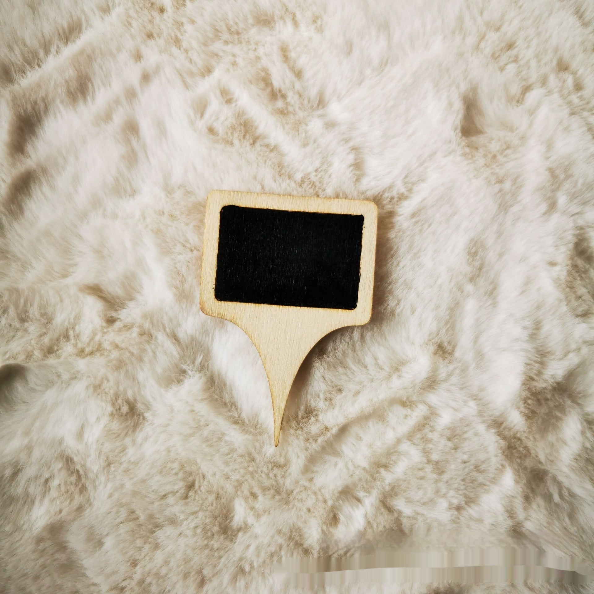 Wooden Blackboard Cake Insert Price Tag Decor