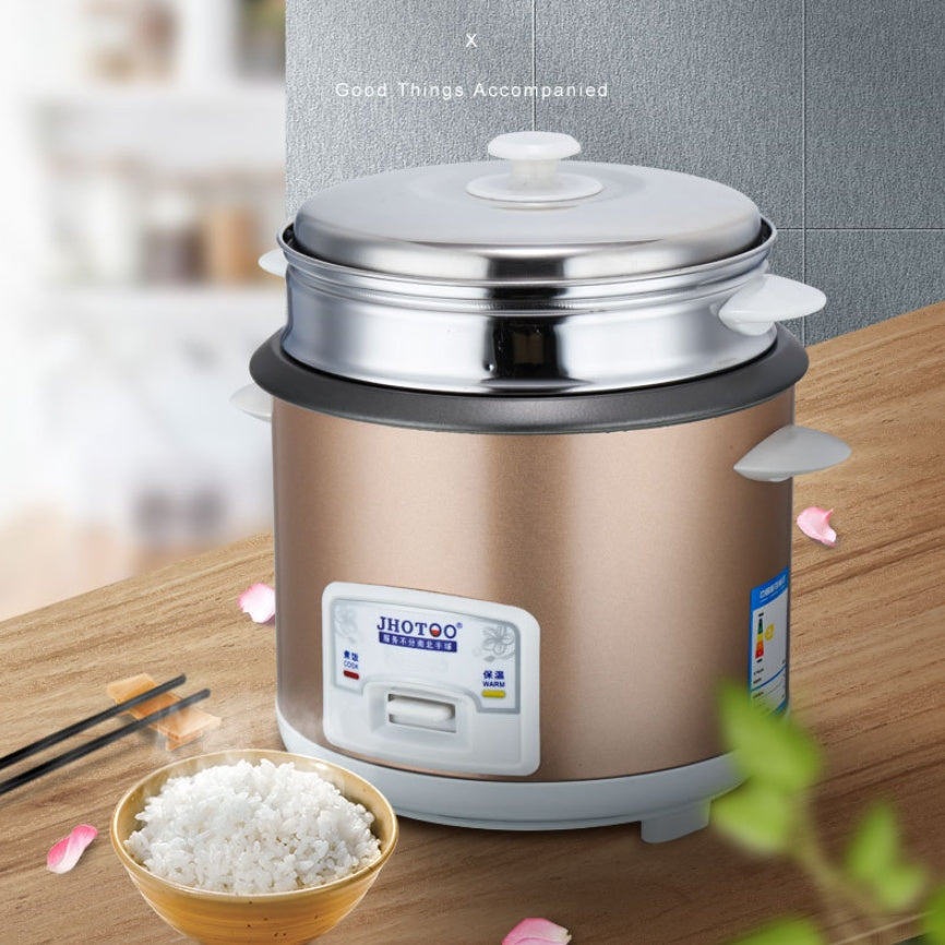 0.8gal Small Electric Rice Cooker Large Capacity Household Cooker