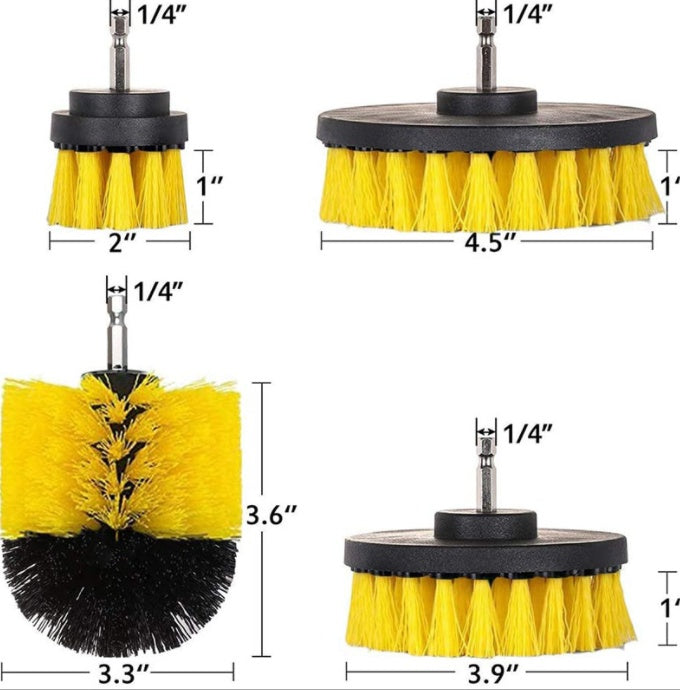 Electric Drill Brush Cleaner Kitchen Floor And Car Tires