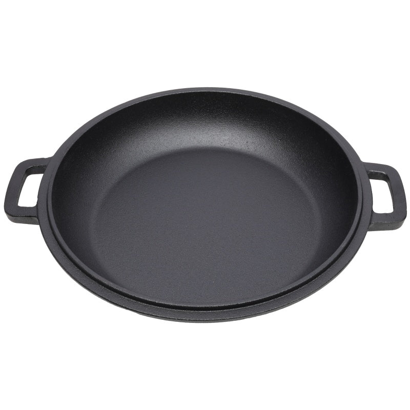 Pre-Seasoned Cast Iron Dutch Oven with Dual Handles