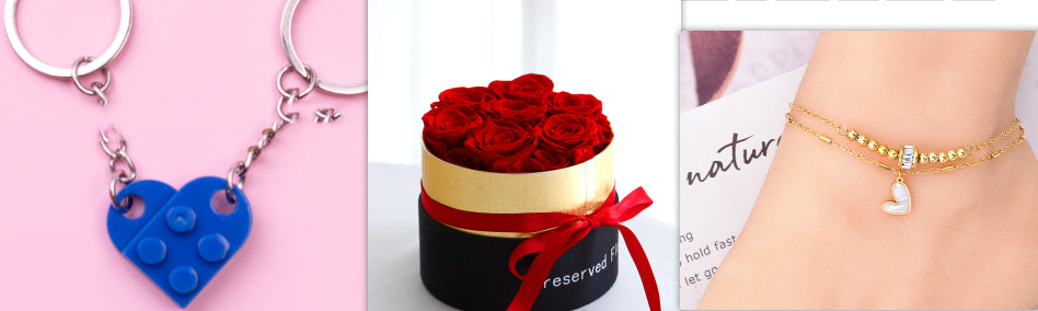 Preserved Roses Box Romantic Valentine Gift Set