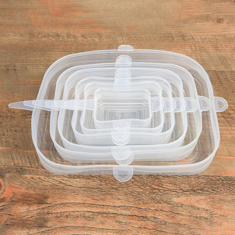 Silicone Stretch Lids Reusable Food Storage Covers