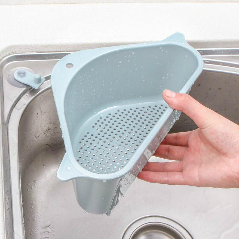 Triangle Kitchen Sink Storage Rack Sponge Drain Holder