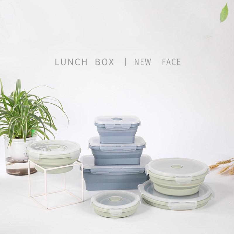Silicone Lunch Box Food Storage Container