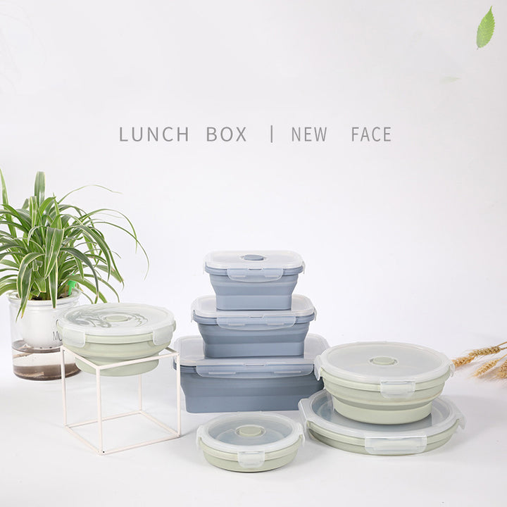 Silicone Lunch Box Food Storage Container