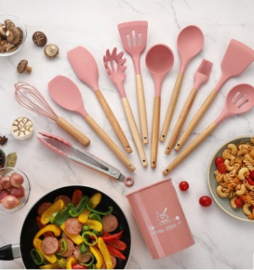 Heat Resistant Silicone Kitchen Utensils Set