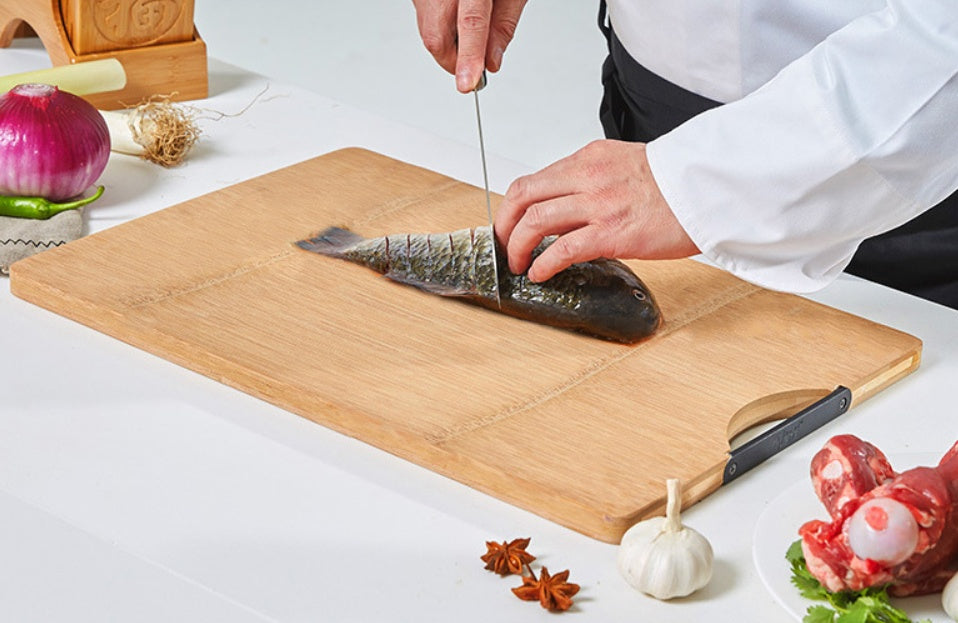 Carbonized Bamboo Cutting Board For Durable And Hygienic Food Prep