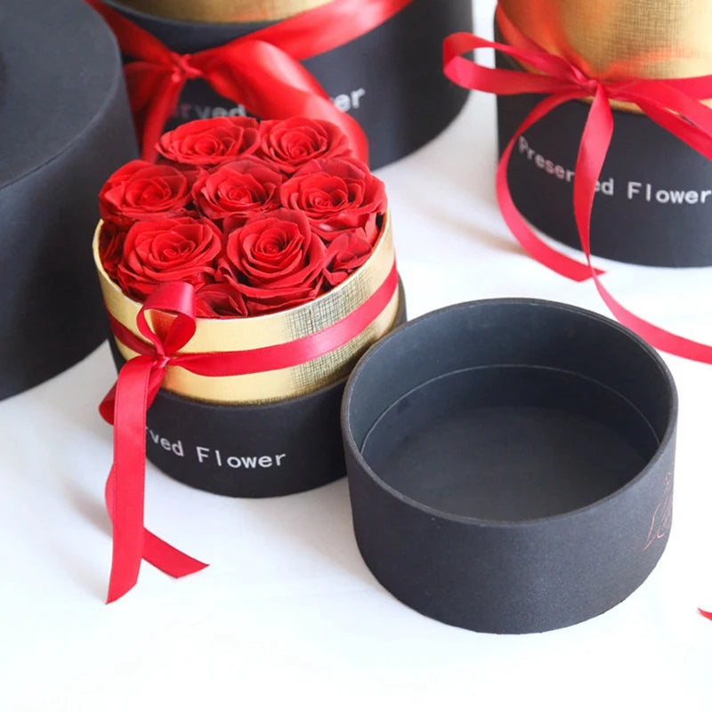 Preserved Roses Box Romantic Valentine Gift Set