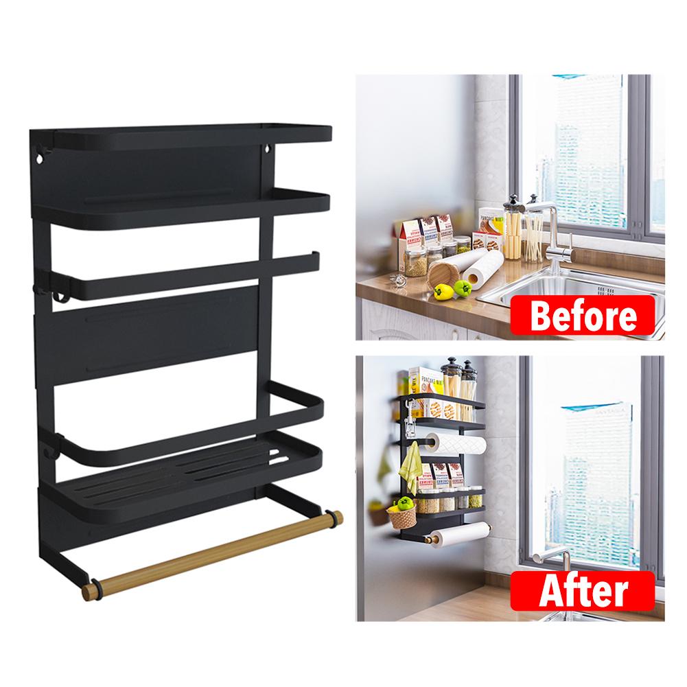 Wall Mounted Kitchen Side Storage Shelf