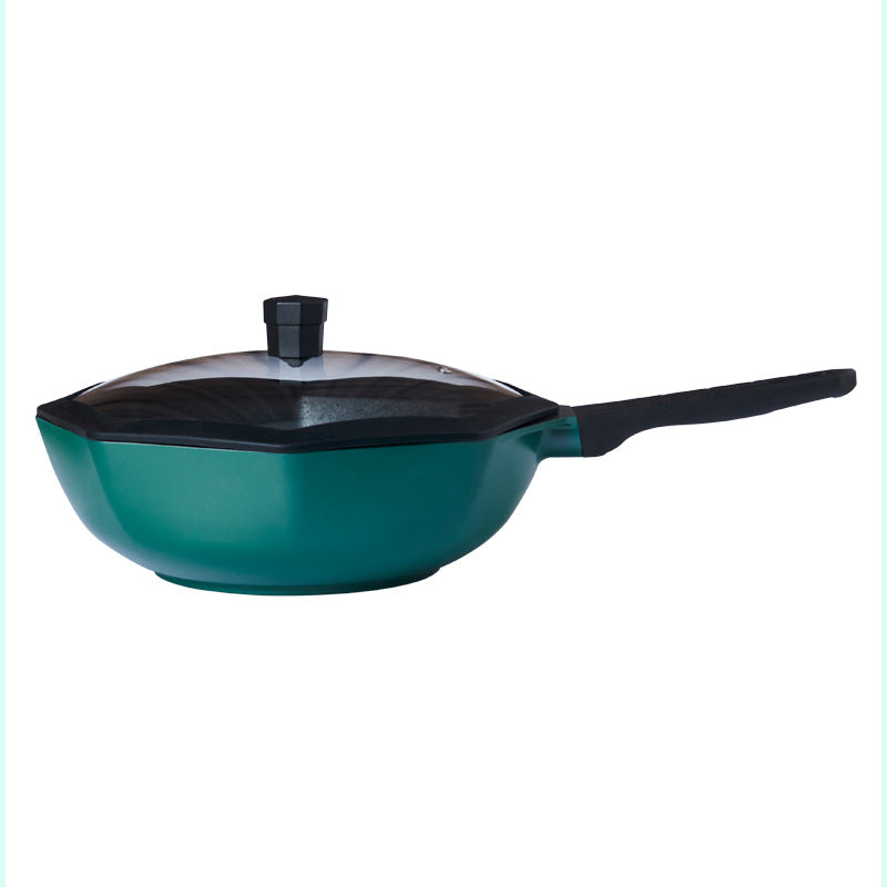 Non-Stick Star Anise Wok For Gas Stove
