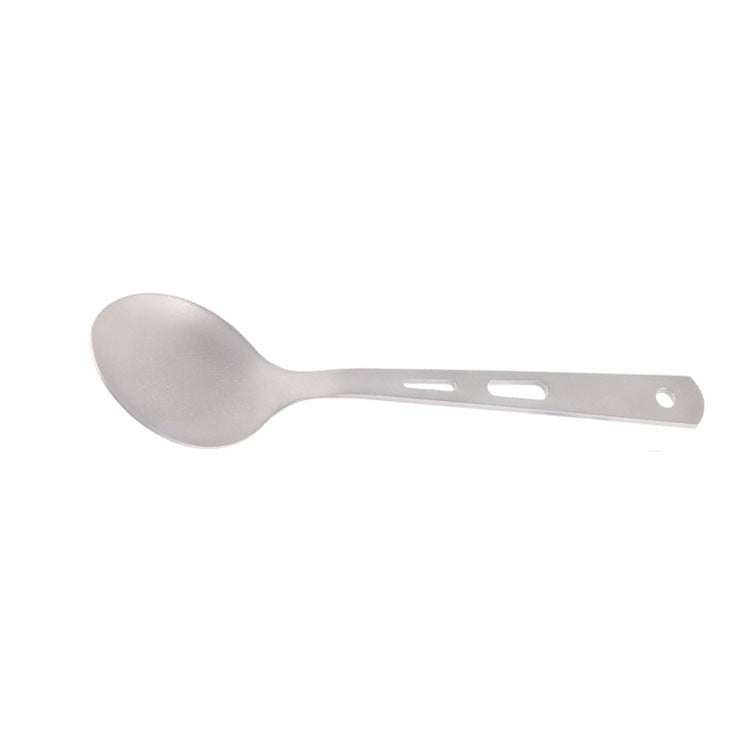 Travel Titanium Cutlery Set For Lightweight Outdoor Dining