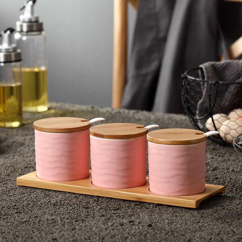 Ceramic Kitchen Seasoning Jar