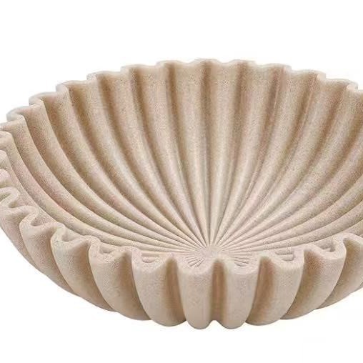 Resin Craft Bowl-shaped Decorative Ornament