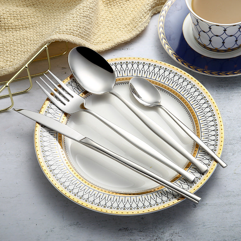 304 Stainless Steel Cutlery Set For Western Style Dining