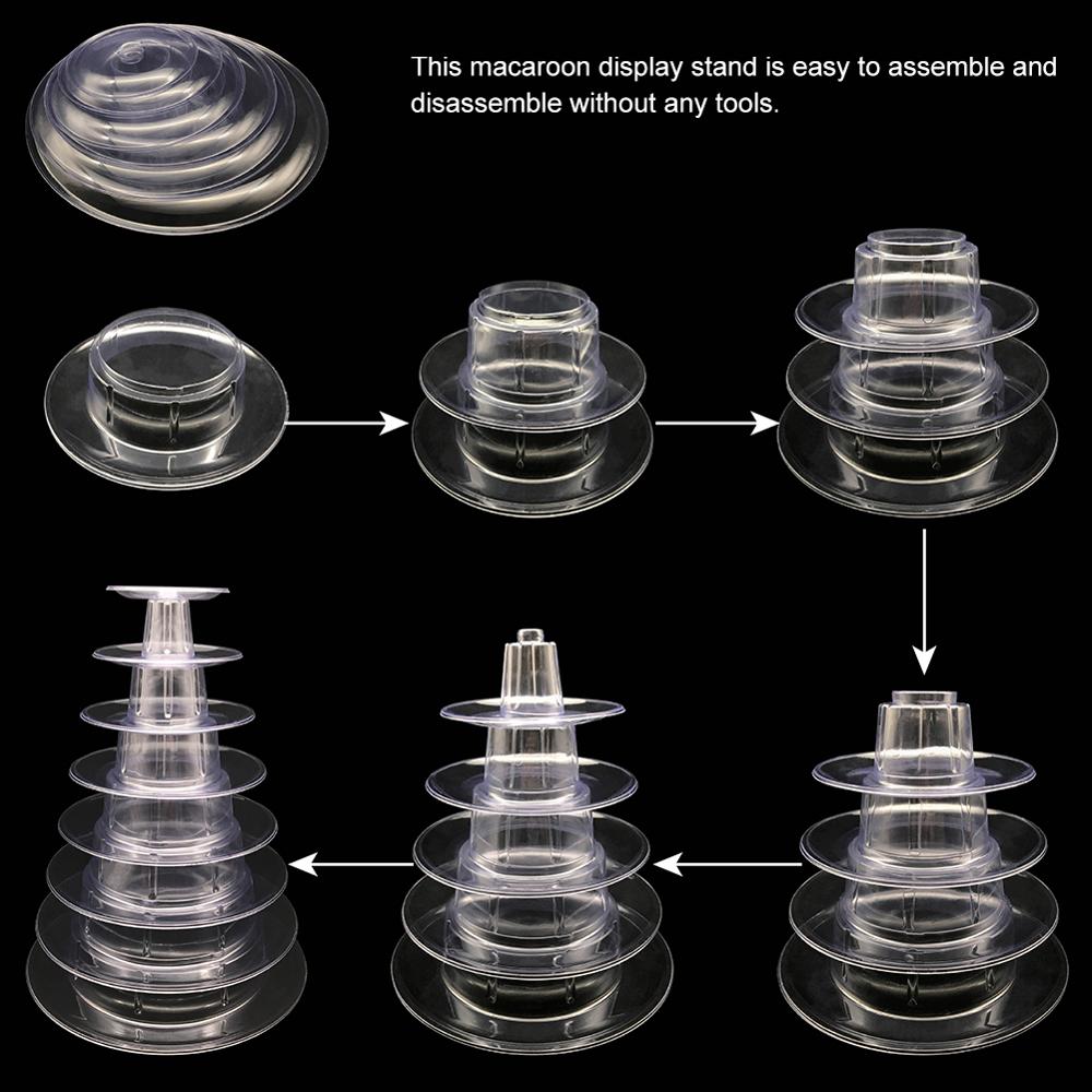 6-Layer Macaron Display Stand