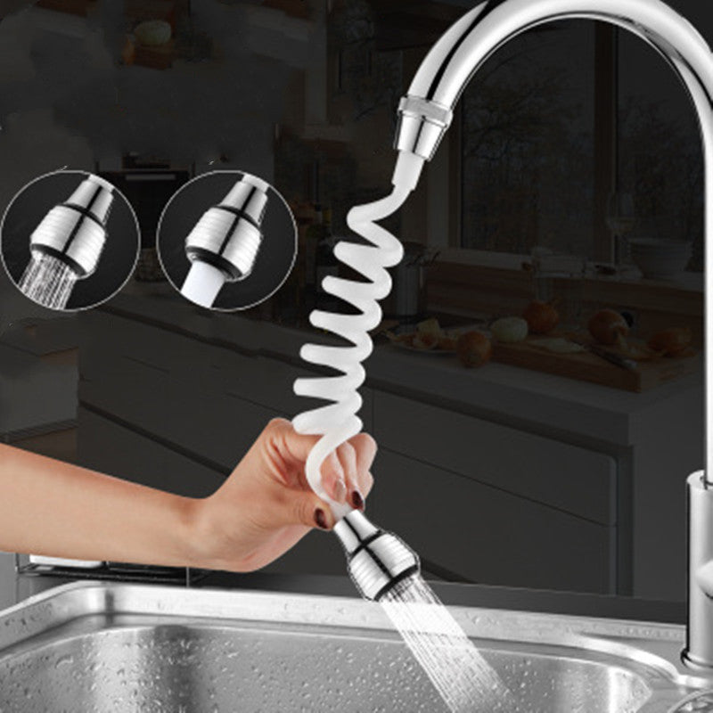 Kitchen Faucet Extender Portable Telescopic Long Hose Flexible Rotating