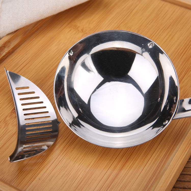 Stainless Steel Kitchen Colander Spoon Strainer Cooking Utensil Tool