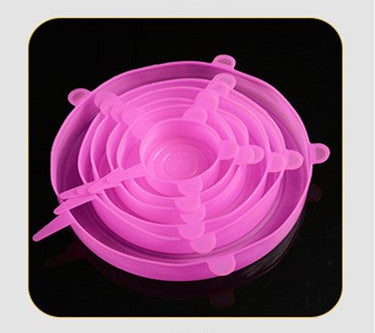 Silicone Stretch Lids Reusable Food Storage Covers