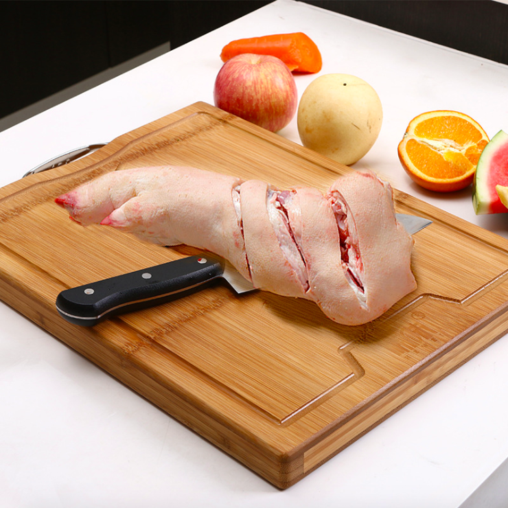 Carbonized Bamboo Cutting Board For Durable And Hygienic Food Prep