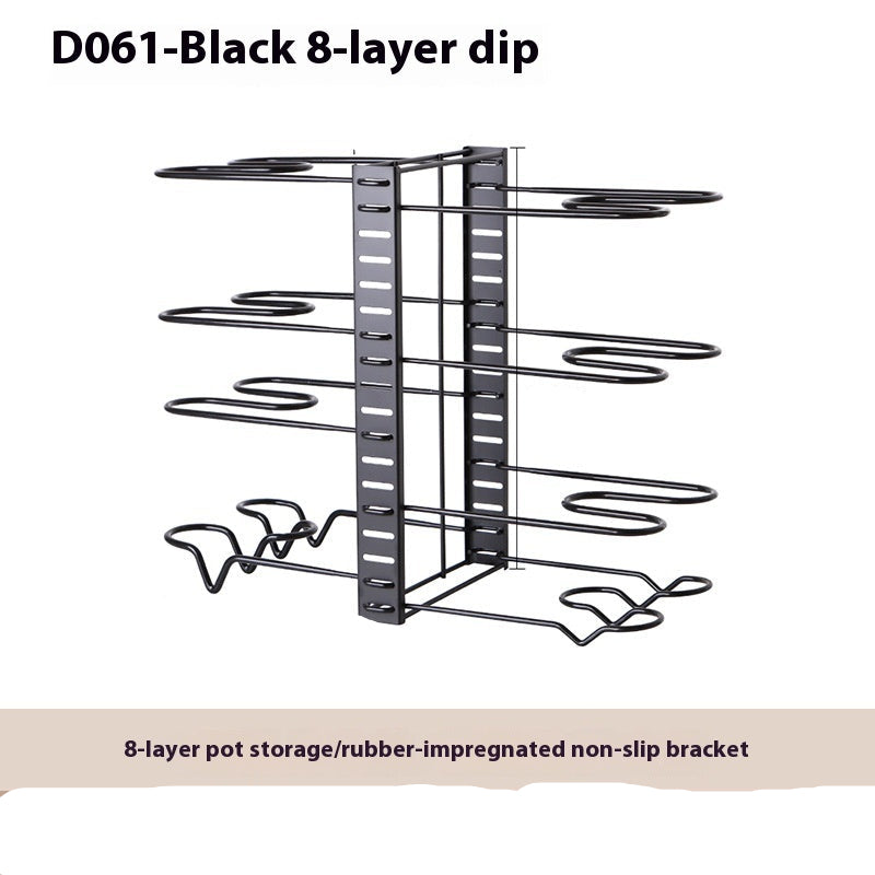 Removable Folding Multi-functional Kitchen Rack