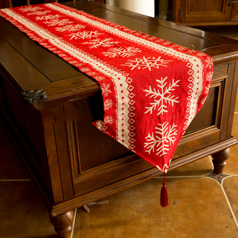 Christmas Table Runner Festive Decorative Dining Table Cover