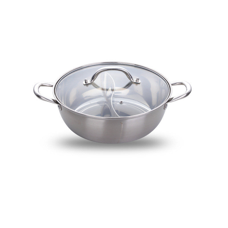 Stainless Steel Mandarin Duck Hot Pot with Titanium Plating