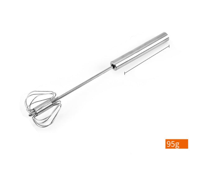 Stainless Steel Semi Automatic Egg Beater Kitchen Tools Hand Held