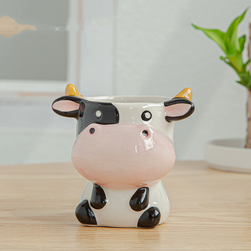 Cartoon Animal Ceramic Succulent Flower Pot