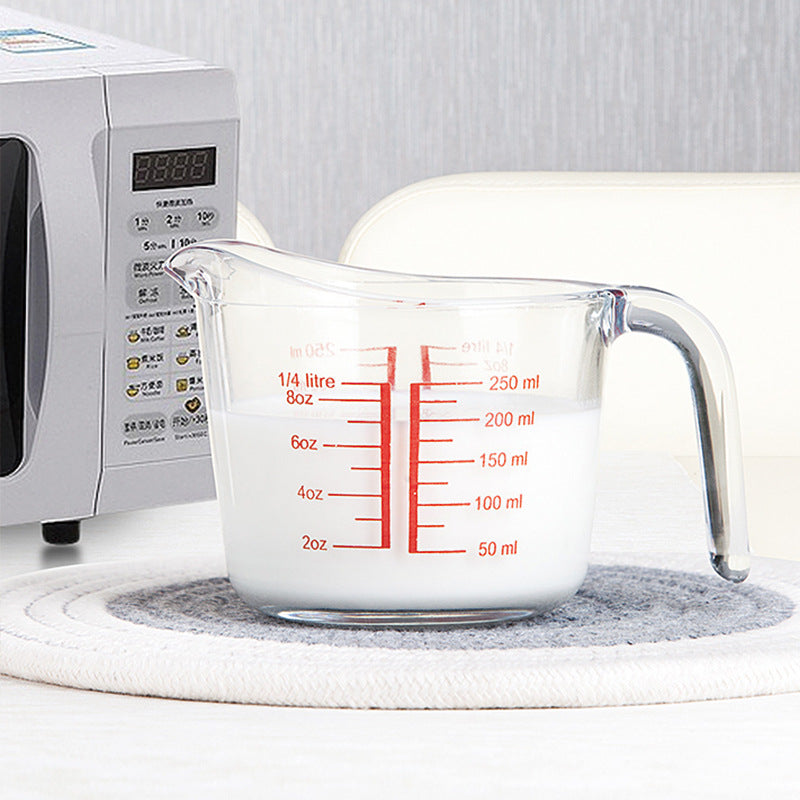 500ml Heat Resistant Tempered Glass Measuring Cup With Scale