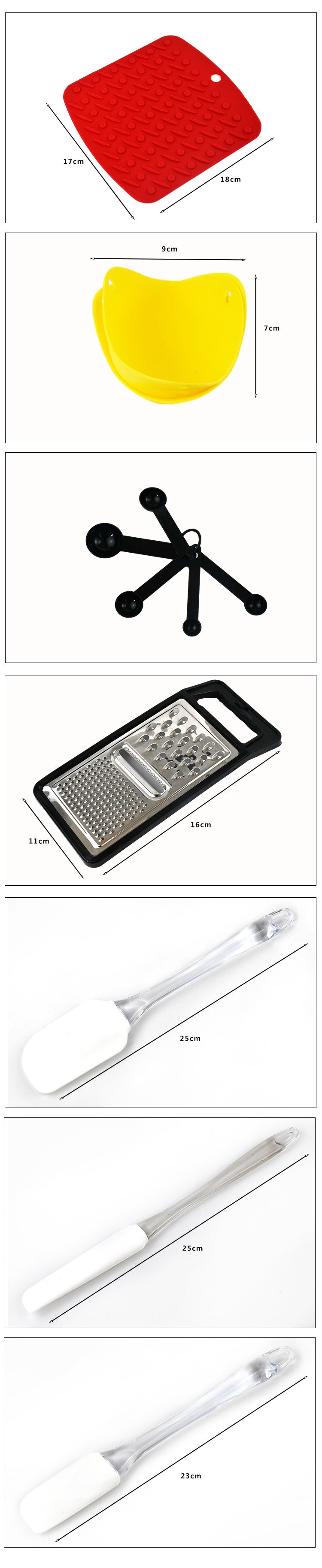 44Pcs Nylon Non-Stick Kitchen Utensil Set Spatula And Spoon