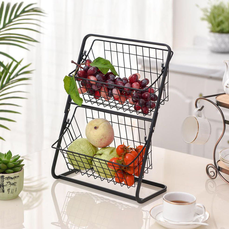 Multilayer Stainless Steel Kitchen Storage Rack With Spice Shelf