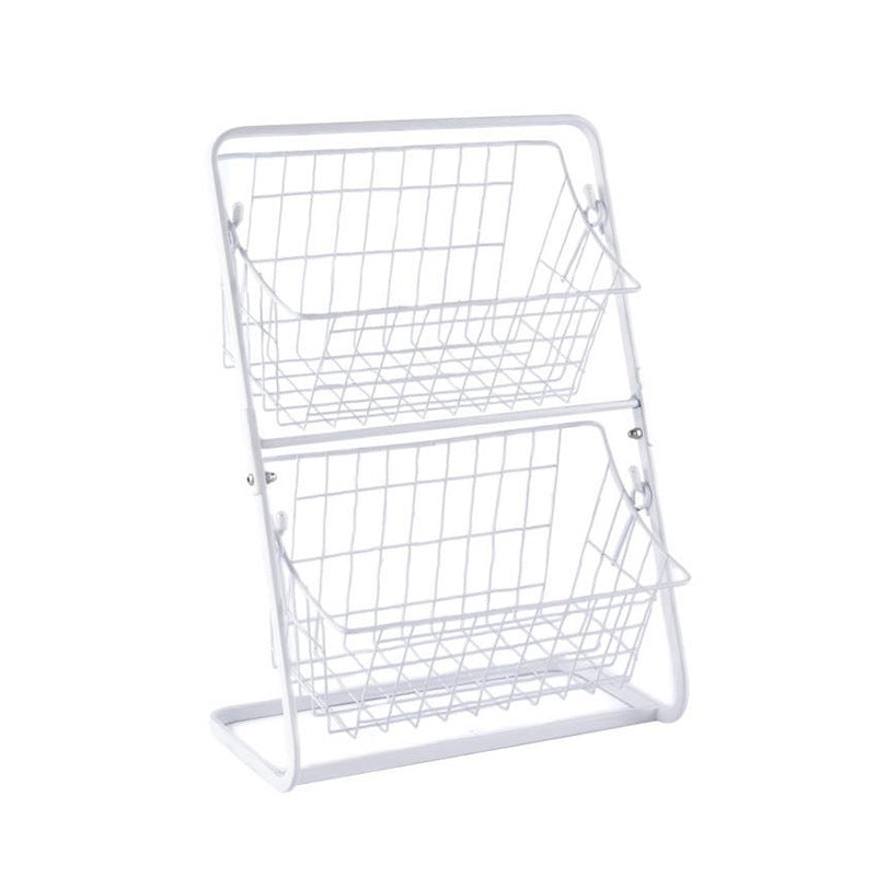 Multilayer Stainless Steel Kitchen Storage Rack With Spice Shelf