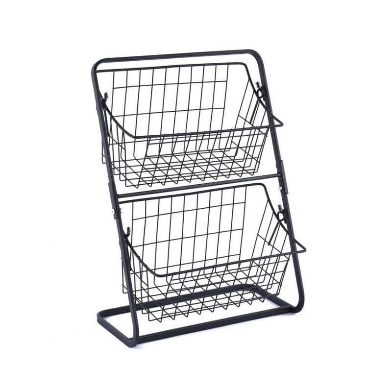 Multilayer Stainless Steel Kitchen Storage Rack With Spice Shelf