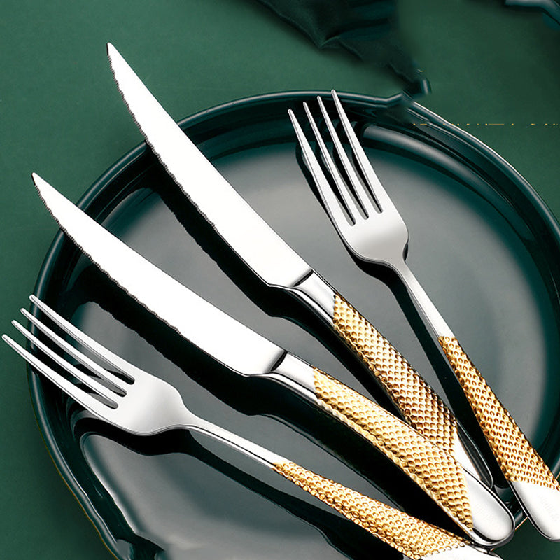 Creative Stainless Steel Cutlery Set For Everyday Dining Use