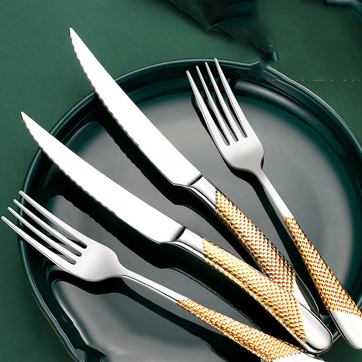 Creative Stainless Steel Cutlery Set For Everyday Dining Use