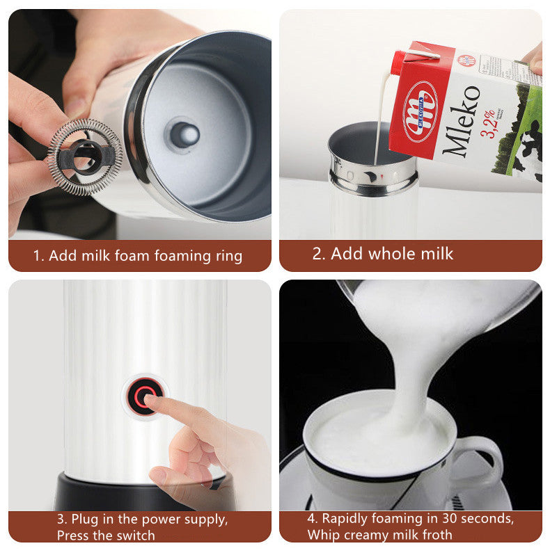 Electric Milk Frother And Heater