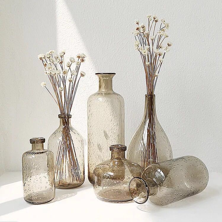 Bubble Glass Vase Home Decoration Accent Vase