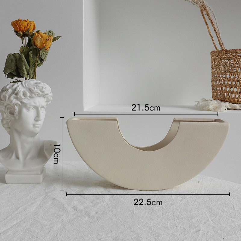Simplicity Ceramic Vase Dry Flower Home Decor