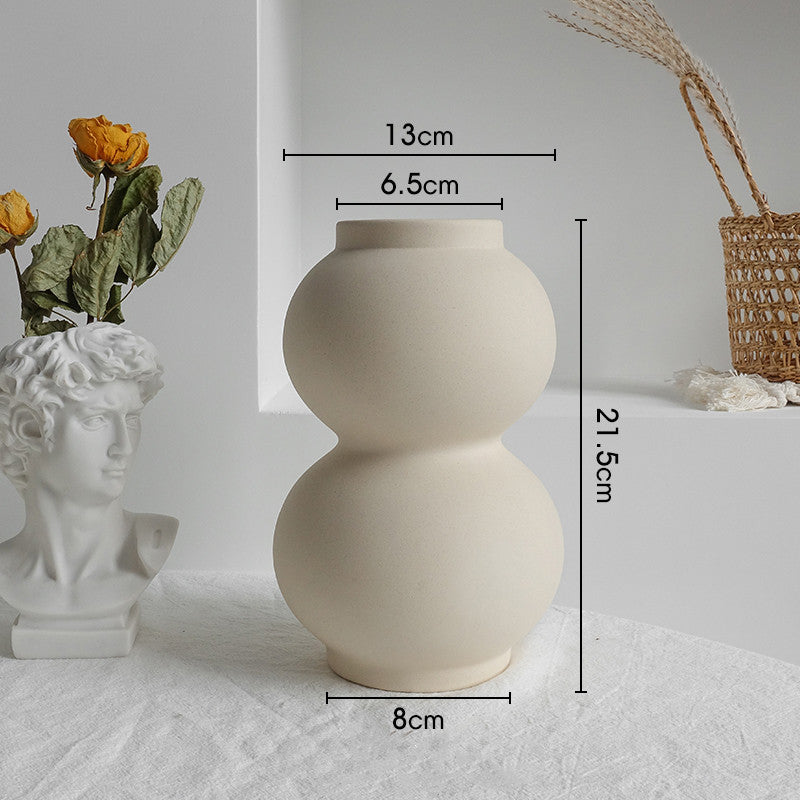 Simplicity Ceramic Vase Dry Flower Home Decor