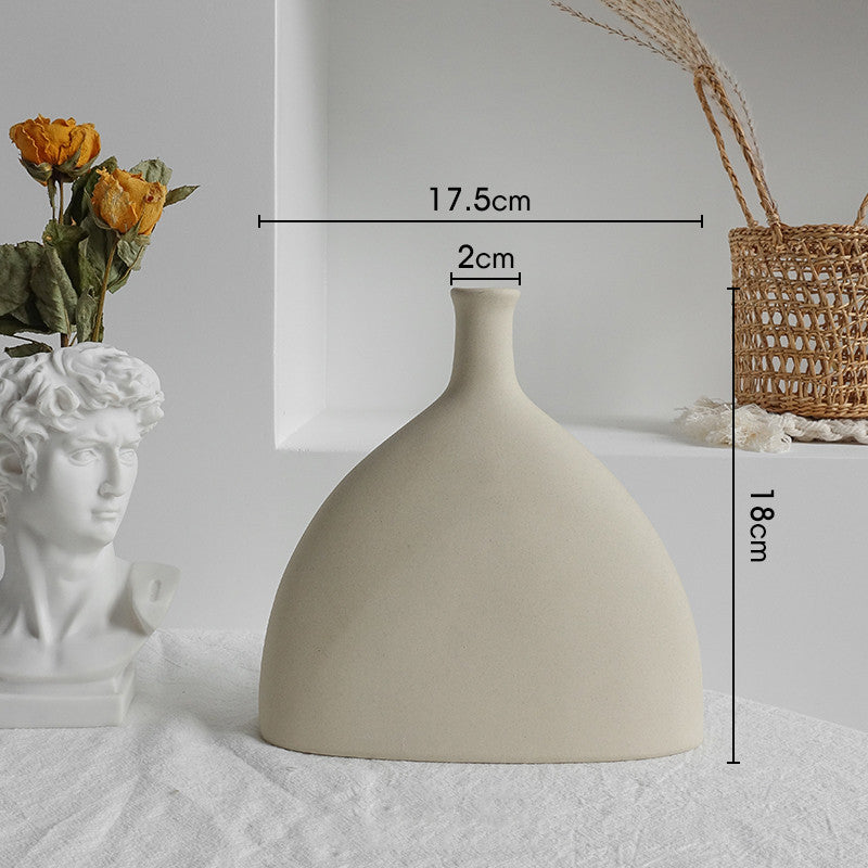 Simplicity Ceramic Vase Dry Flower Home Decor