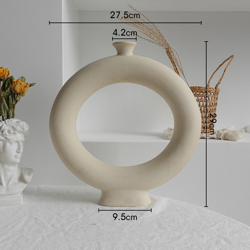 Simplicity Ceramic Vase Dry Flower Home Decor