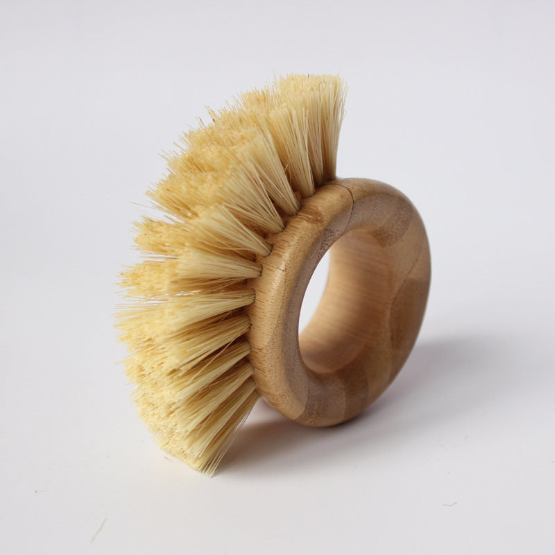 Bamboo Fiber Dish Brush Kitchen Cleaning Tool