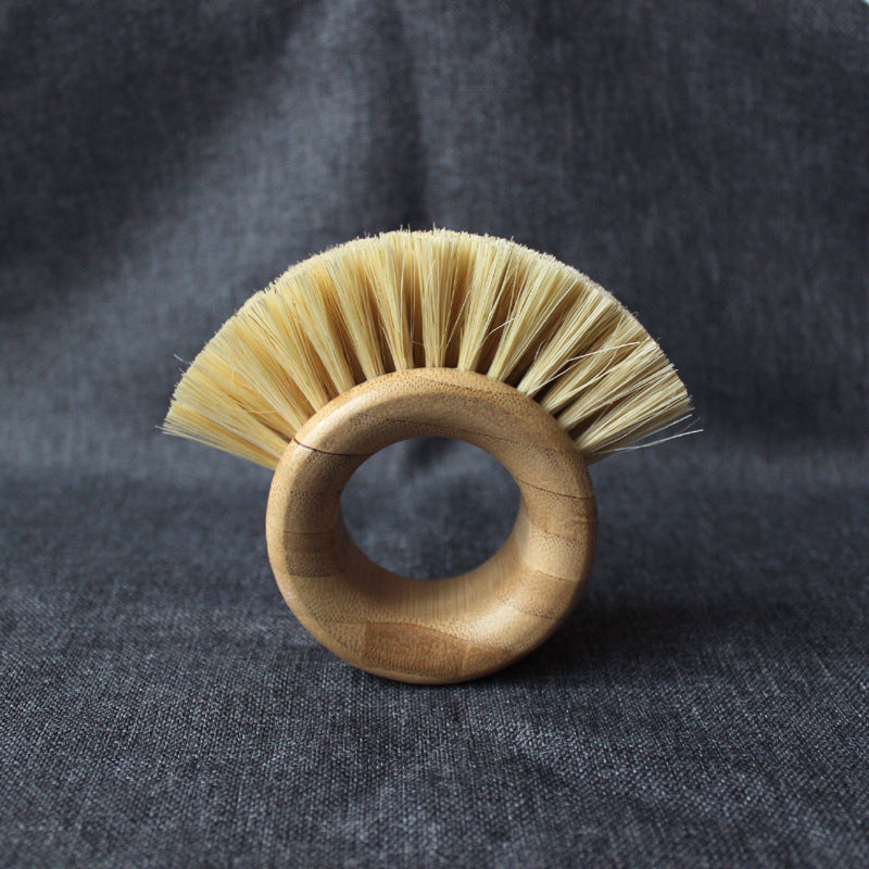 Bamboo Fiber Dish Brush Kitchen Cleaning Tool