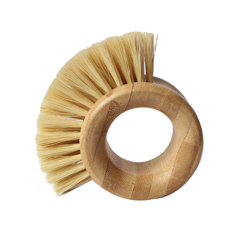 Bamboo Fiber Dish Brush Kitchen Cleaning Tool